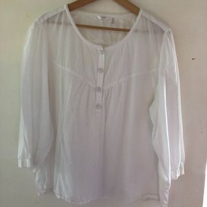 Vintage cotton boho blouse